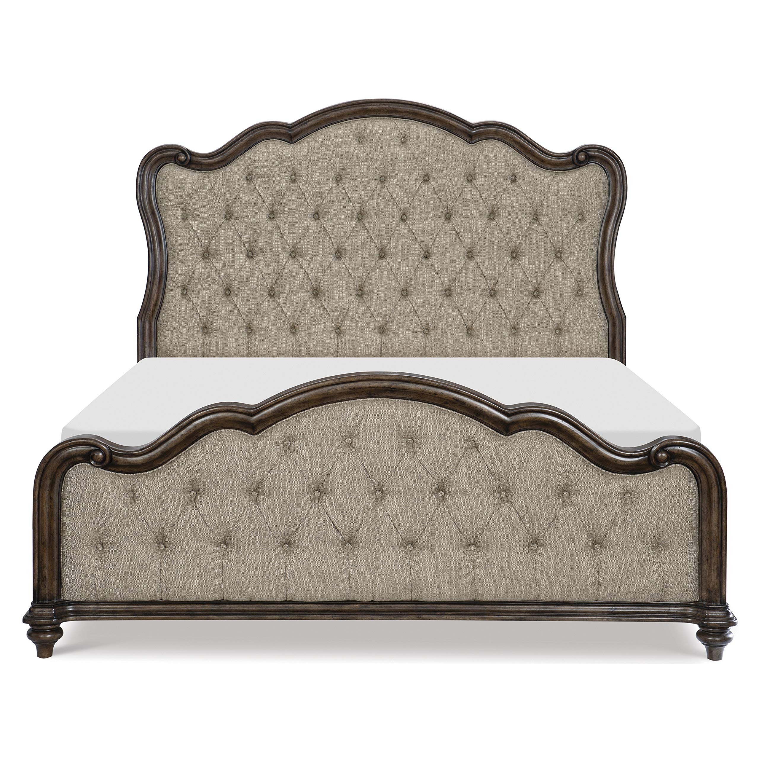 Lexicon Brinley Panel Bed, Queen, Brown Oak - Image 4