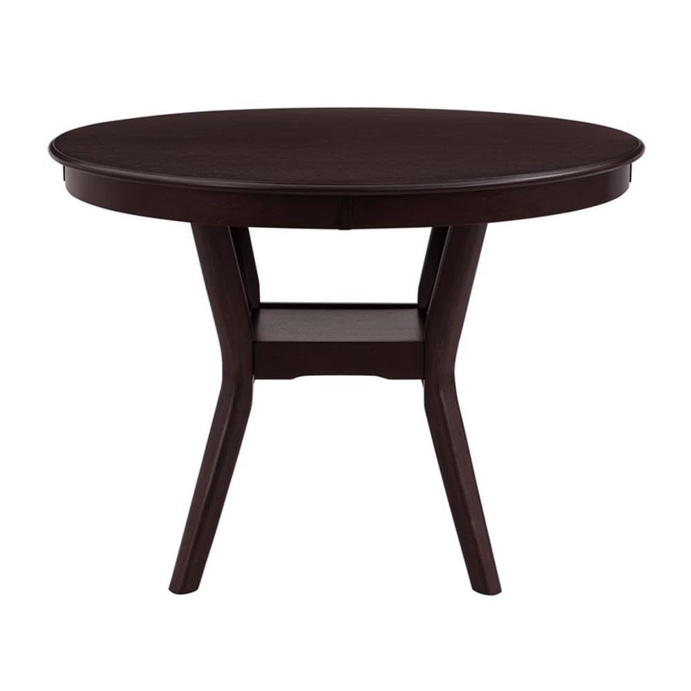 Lexicon Gresham 42.5" Dia Round Dining Table Set, 5-Piece Pack, Espresso - Image 3